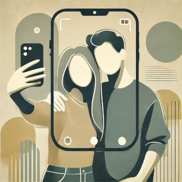 Two friends snapping their photo